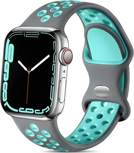 Vista 25 de Lerobo - Bandas deportivas compatibles con Apple Watch Band de 40 mm, 41 mm, 38 mm y 42 mm para Series 11, 10 para mujeres y hombres, suaves bandas