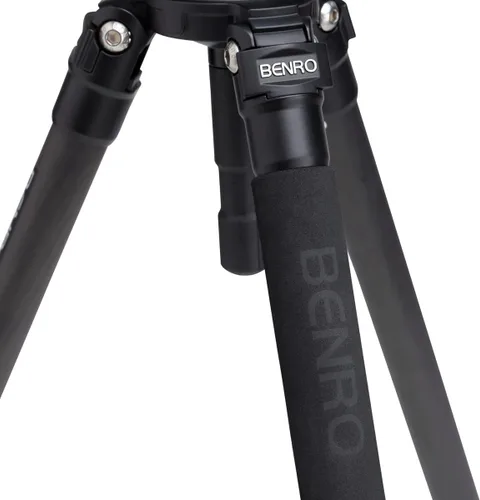 Vista 8 de Benro Kit de trípode de video de fibra de carbono con cabezal fluido S8 PRO - Cuenco de 2.953 in, patas de 3 secciones, carga útil de 17.6 lb