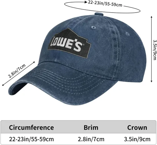 Vista 6 de SMTSEC Lowe'S - Gorra unisex ajustable para gorra de béisbol