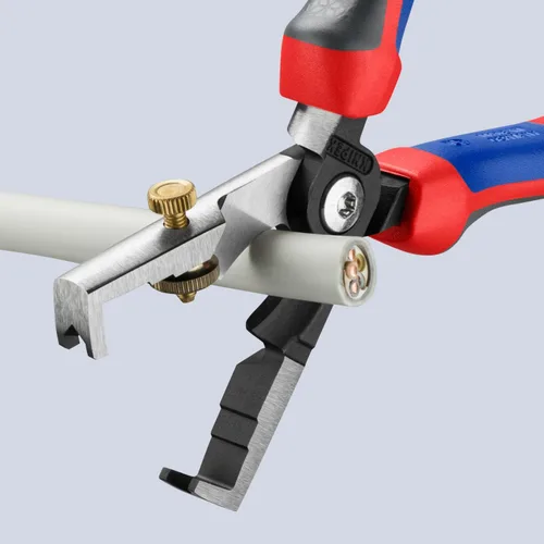 Vista 6 de KNIPEX Herramientas, 13 62 180 StriX Aislamiento Strippers Cable Tijeras Alicates de Corte, 7.25 Pulgadas