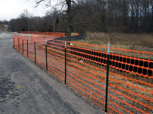 Vista 4 de Electriduct - Valla de construcción de plástico, rollo de 30.48 m, naranja, para barrera de red de seguridad contra la nieve