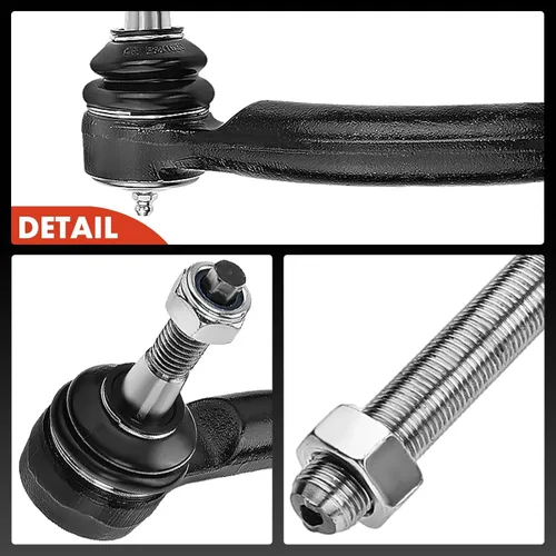 Vista 8 de A-Premium Kit de 4 Piezas de Extremos de Barra de Dirección Frontal Interior y Exterior, Compatible con Chevrolet Trailblazer, SSR, GMC Envoy XL