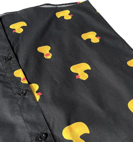 Vista 3 de Camisas de manga corta de estilo hawaiano con botones y ajuste delgado