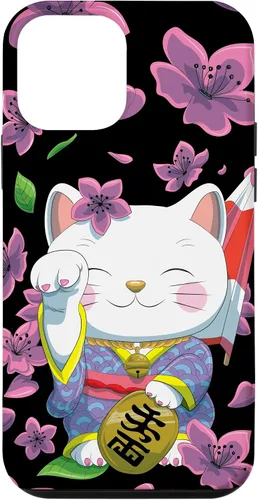 Vista 16 de Funda para iPhone 13 Pro Max Japanese Maneki Neko Lucky Cat