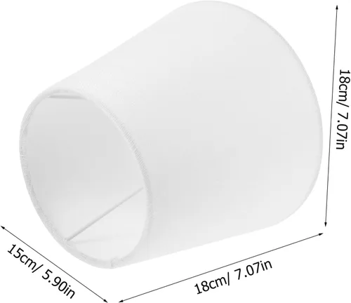 Vista 2 de Pantalla Cubierta de lámpara de mesa, cubierta de la lámpara de barril, pantallas de lámpara de interior, cubierta de luz de tambor, pantalla
