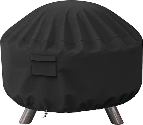 Vista 8 de Cubierta de mesa para hoguera Outland Living 401/403 para exteriores, mesa de fuego de gas propano para exteriores, 44 pulgadas, resistente al agua