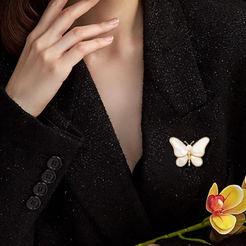 Vista 5 de HETICA Animal Brooch for Women, Funny and Cute Flower Brooch Safety Pins Clothing Backpack Hat Decoration Enamel Pins Fashion Women Brooches and