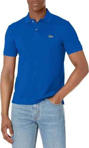 Vista 9 de Lacoste Camisa polo de manga corta para hombre Slim Fit L12.12 azul (Argentine Blue)