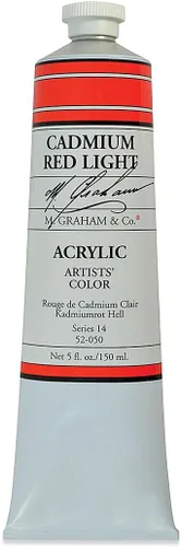 Vista 64 de M. Graham - Pintura acrílica de tubo de 2 onzas, carmesí Alizarin Alizarin Crimson