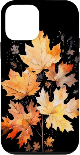Vista 16 de iPhone 16 Autumn Leaves Watercolor Art Fall Season Thanksgiving Case