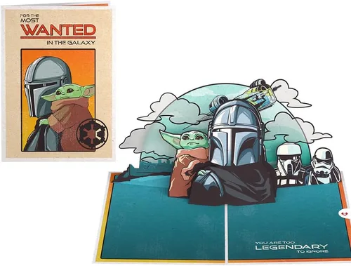 Vista 17 de Lovepop Star Wars™ The Death Star™ Tarjeta Desplegable de Enfrentamiento de la Estrella de la Muerte, Tarjeta 3D, Tarjeta de Cumpleaños, Tarjeta