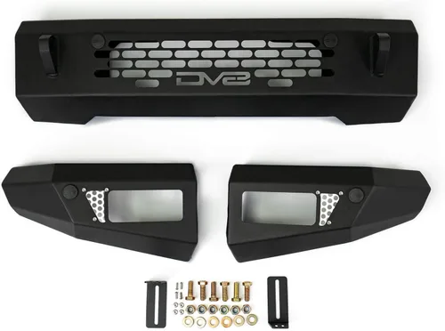 Vista 9 de Parachoques delantero serie DV8 OE Plus para cámara Ford Bronco 360 2021-2026 Múltiples soportes, compatibles con placa deslizante OEM y sensores