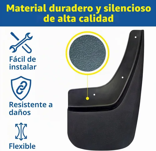 Vista 5 de Aletas antibarro Goodyear para Honda CR-V 2017-2022, par, termoplástico resistente, ajuste personalizado, fácil de instalar, durabilidad