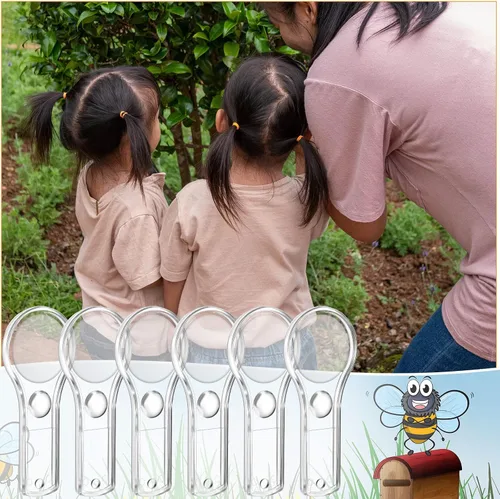 Vista 7 de Paquete de 50 lupas para niños, lupa portátil de mano 15x y 5X para el hogar, lentes de aumento con 50 cordones para estudiantes escolares
