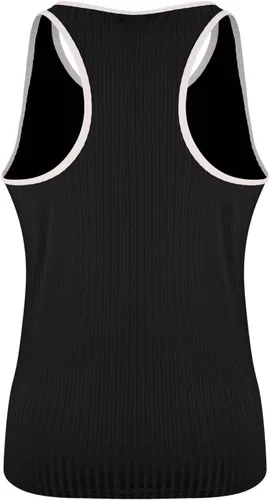 Vista 4 de Camisetas sin mangas para hombre, ajustadas, acanaladas, sin mangas, para gimnasio, entrenamiento, fisicoculturismo, camiseta sin mangas