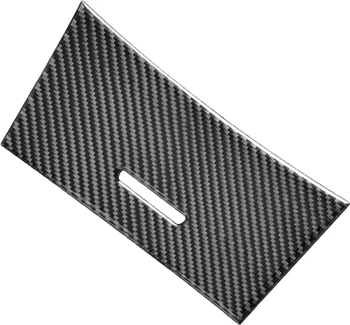 Vista 5 de SUNJIKA Compatible con caja de almacenamiento de consola central interior de fibra de carbono, cubierta de panel, accesorios para Jeep Grand