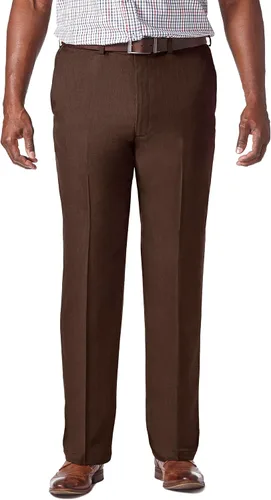 Vista 8 de Haggar Pantalón de golf Cool 18 Pro de ajuste clásico para hombre Negro