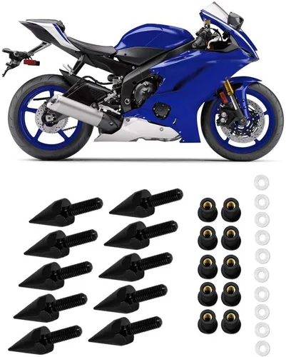 Vista 7 de Tornillos de carenado de motocicleta Tornillos M5 Tuercas Accesorios de modificación de motocicleta