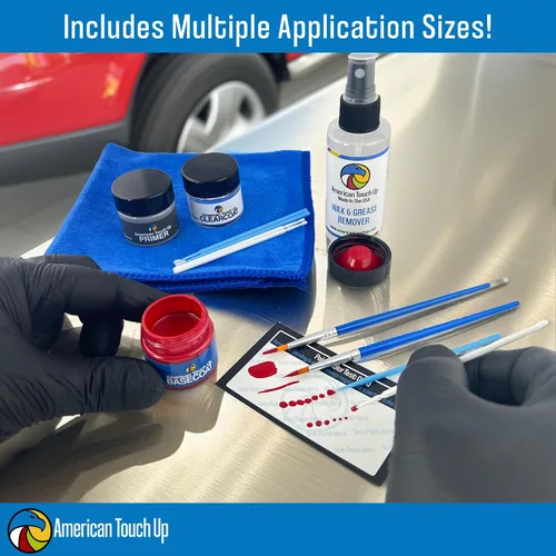 Vista 2 de American Touch Up Paint Exact Match Compatible con Jeep EBL/PBL Modern Blue Pearl - Tarro de pintura, completo