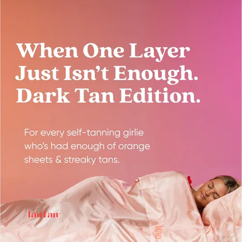 Vista 2 de Saco de dormir para bronceador oscuro Tan Fan: mantén las sábanas limpias de manchas oscuras, 100% poliéster, parte inferior más gruesa y superior