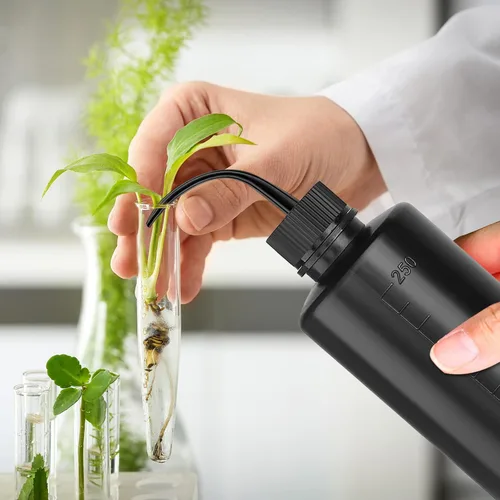 Vista 6 de Botella de Lavado 2 piezas 250ml/8oz Herramientas de Riego de Seguridad, Plástico Económico de Compresión para Lavado y Limpieza con Boca Estrecha
