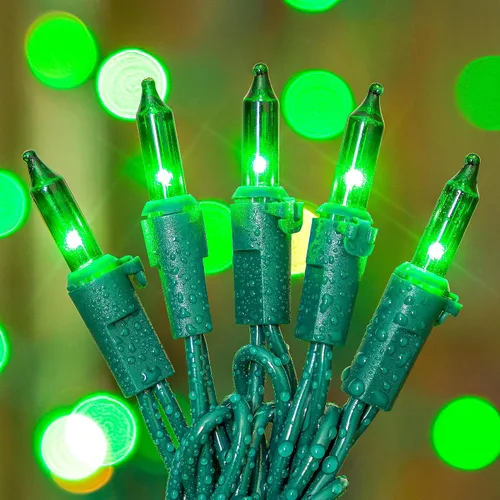 Vista 10 de Luces de Navidad, 35 unidades, 9.8 pies, luces de Navidad transparentes, incandescentes, mini luces para árbol de Navidad, para interiores y blanco