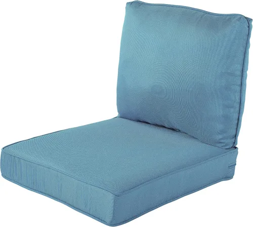 Vista 10 de Quality Outdoor Living - Cojín profundo para asiento y respaldo, 23 x 26 pulgadas, menta