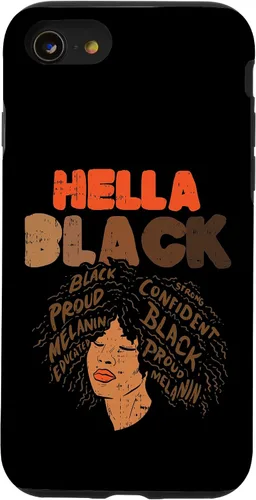 Vista 13 de Funda de regalo para iPhone 14 Hella Black Melanin Afro Woman African Pride BLM