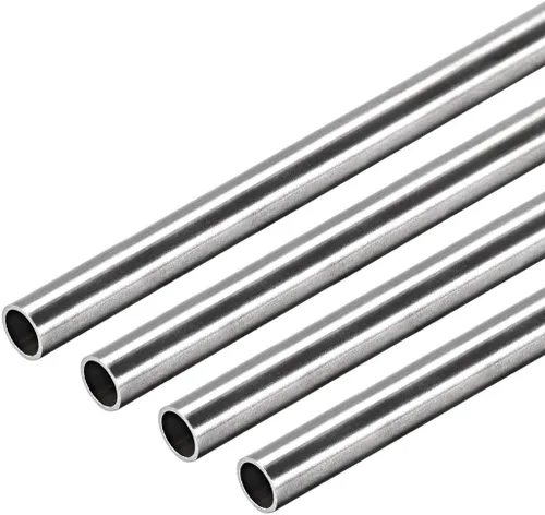 Vista 16 de uxcell Tubo redondo de acero inoxidable 304 0.236 in OD 0.008 in espesor de pared 9.843 in de longitud Tubo recto sin costura 4 piezas