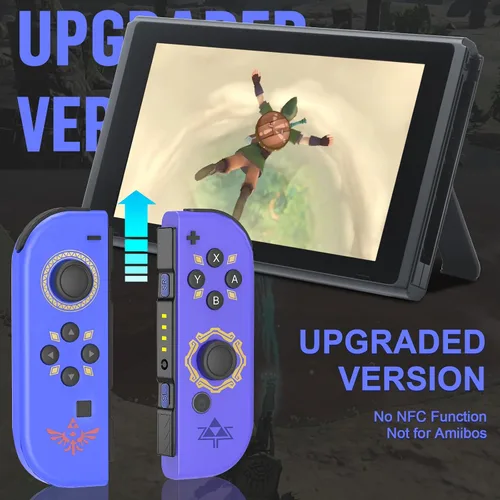 Vista 3 de AUGEX Switch Controllers, Upgraded Switch Controller for NS Game, LR Wireless Controller Compatible with Nintendo Switch, Switch Controller with