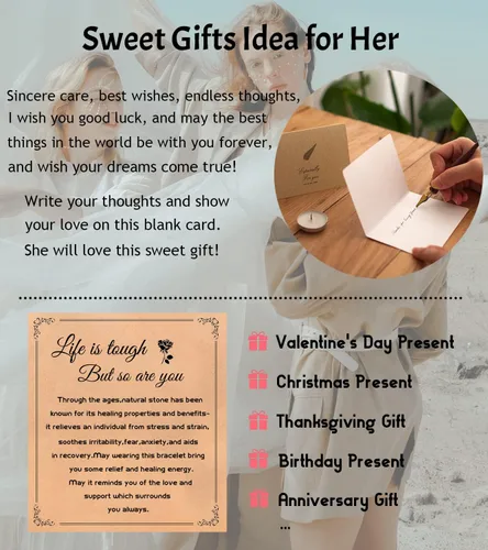 Vista 6 de Regalos inspiradores para mujeres, tarjetas de regalo para mujeres, regalos únicos de cumpleaños de Navidad para mujeres, regalos de recuperación