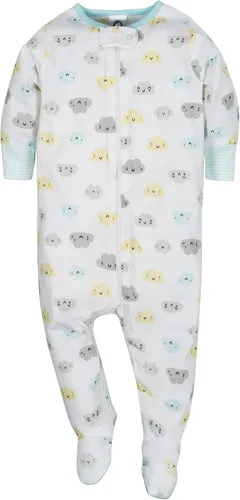 Vista 4 de Gerber Sleep 'n Play Mamelucos para niños y bebés, paquete de 4