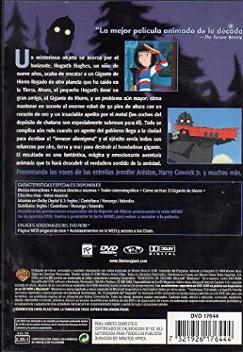 Vista 2 de El Gigante de Hierro Dvd