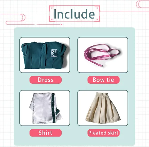 Vista 57 de OSIAS Traje de cosplay Disfraz de anime estilo campus japonés