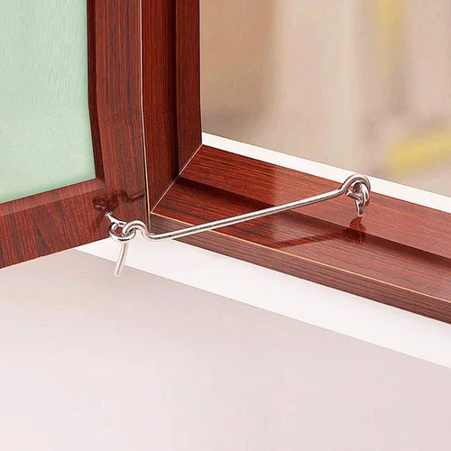 Vista 6 de 4 ganchos de cabina de 1.5 pulgadas, pestillo de puerta, puerta giratoria para ventana, con tornillos de montaje