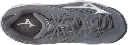 Vista 5 de Mizuno Wave Lightning Z6 - Zapatos de voleibol para mujer, Gris
