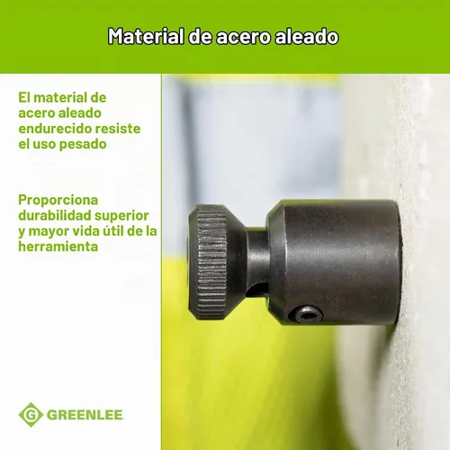 Vista 6 de Greenlee 868 Expansor de ancla de tornillo para ancla de calafateo, tamaño 1/4 pulgadas - 20