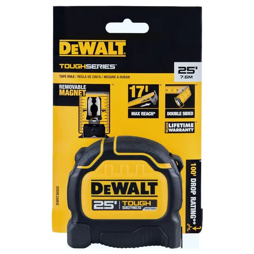 Vista 9 de DEWALT Toughseries - Cinta métrica de 25 pies (DWHT36925S)