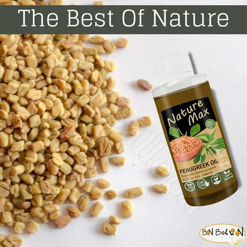 Vista 5 de bonballoon Nature Mix Aceite esencial de fenogreco orgánico natural sin diluir puro para el crecimiento del cabello, cuidado de la salud de la piel