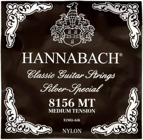 Vista 21 de Hannabach Serie 815 - Cuerda de guitarra (tensión baja) plateada especial, única E1 para guitarra clásica (652511)