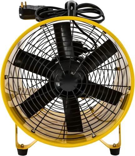 Vista 5 de Ventilador de ventilador utilitario, 16 pulgadas, 1100 W, 2160 y 3178 CFM, ventilador de alta velocidad con manguera de conducto de 32.8 pies