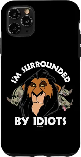 Vista 13 de Funda para iPhone 16 Disney The Lion King Scar I'm Surrounded By Idiots