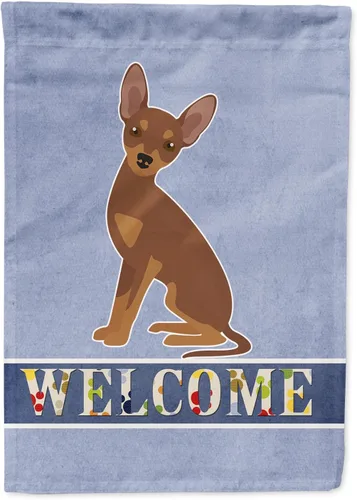 Vista 113 de Caroline's Treasures CK3645GF Bandera de bienvenida de bulldog inglés para jardín, bandera decorativa para patio exterior, obras de arte de patio