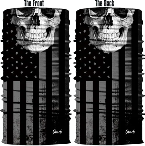 Vista 3 de Obacle Bandana máscara facial cuello polaina tubo máscara hombres mujeres para protección solar contra el polvo