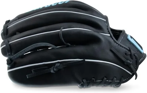 Vista 3 de MARUCCI Serie de guantes de béisbol Cypress Series 12.00" - NEGRO/AZUL COLUMBIA