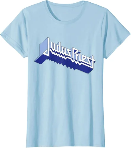 Vista 20 de Judas Priest - Camiseta con logotipo de Defender, Negro