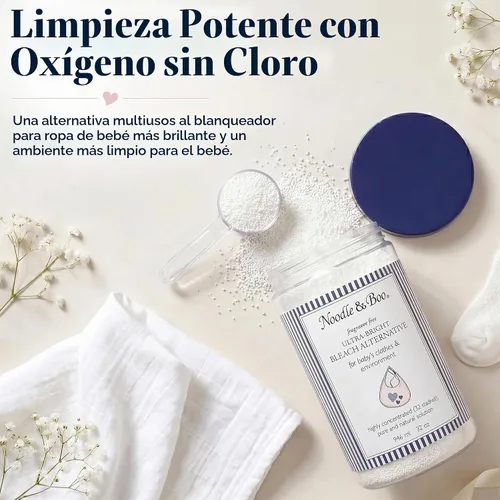 Vista 5 de Noodle & Boo Baby Laundry Essentials Ultra-Bright Bleach Alternativa
