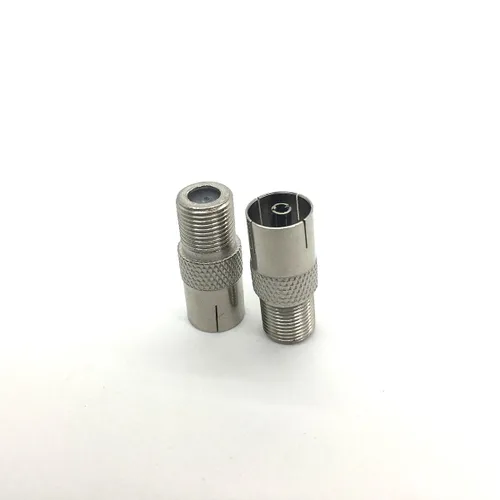 Vista 5 de uxcell 2pcs antena CATV TV FM PAL hembra a F hembra Jack RF adaptador coaxial