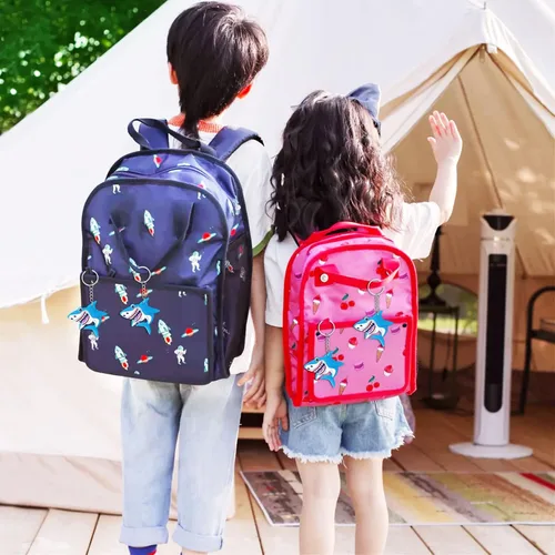 Vista 3 de CiciBear Paquete de 24 llaveros de tiburón – Cumpleaños de niños, verano, decoración de fiesta de vacaciones en la playa para invitados y baby