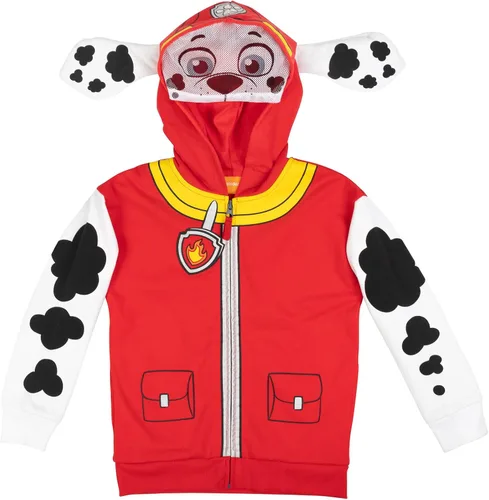 Vista 4 de Paw Patrol Rubble Chase Skye Sudadera Pullover con Capucha de Forro Polar con Cremallera de Niño Pequeño a Niño